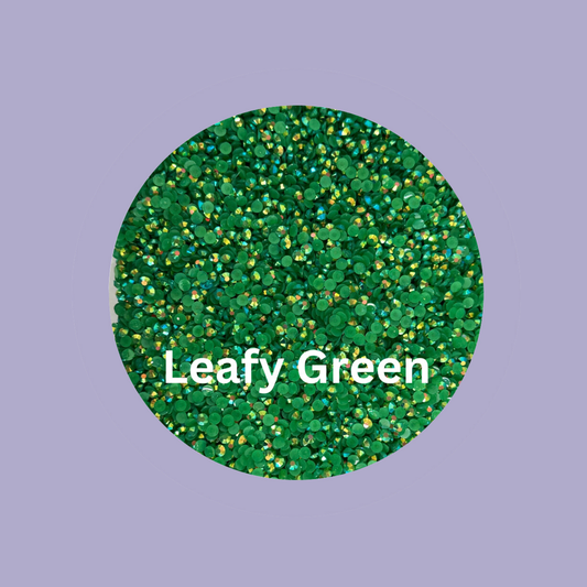 Leafy Green 4mm Flatback Rhinestone