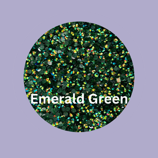 Emerald Green 4mm Flatback Rhinestone