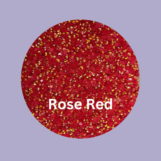 Rose Red 4mm Flatback Rhinestone