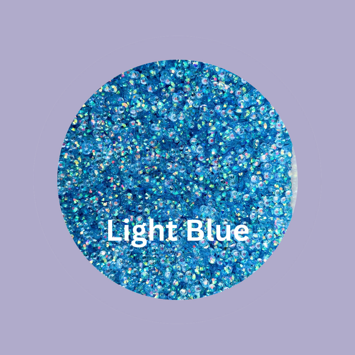 Light Blue 4mm Flatback Rhinestone