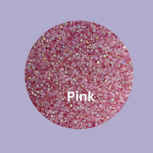 Pink 4mm Flatback Rhinestone