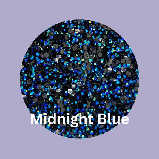 Midnight Blue 4mm Flatback Rhinestone