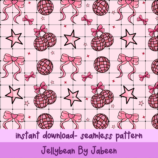 Bow Cherry Pattern (PNG)